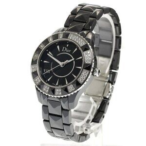 Christian Dior Dior VIII CD1231E1 black ceramic Quartz Ladies Watch_895056